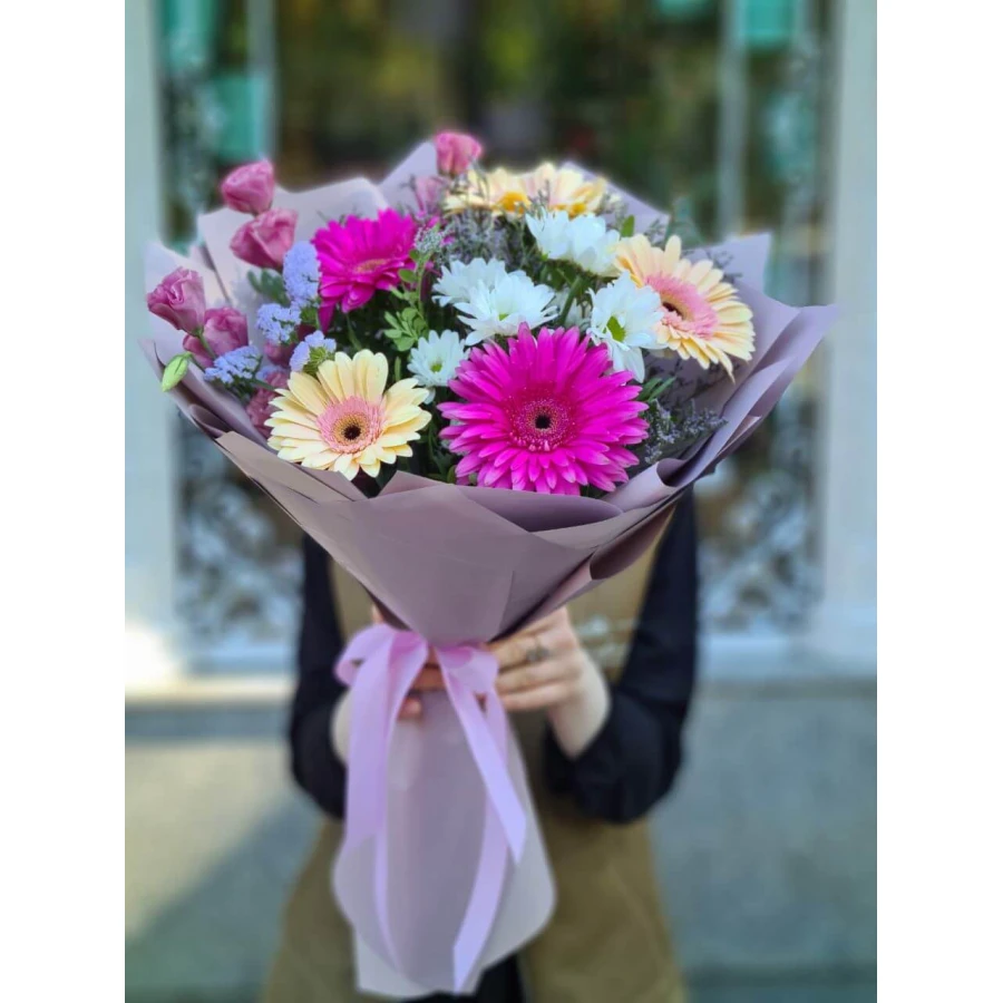 Букет Рассвет ❤️ Сборный букет цветов с доставкой в Астане