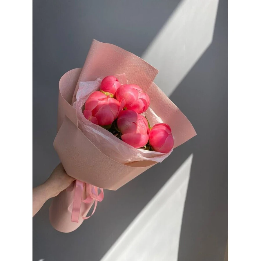 Пионы с доставкой в Астана — Купить букет онлайн ❤️